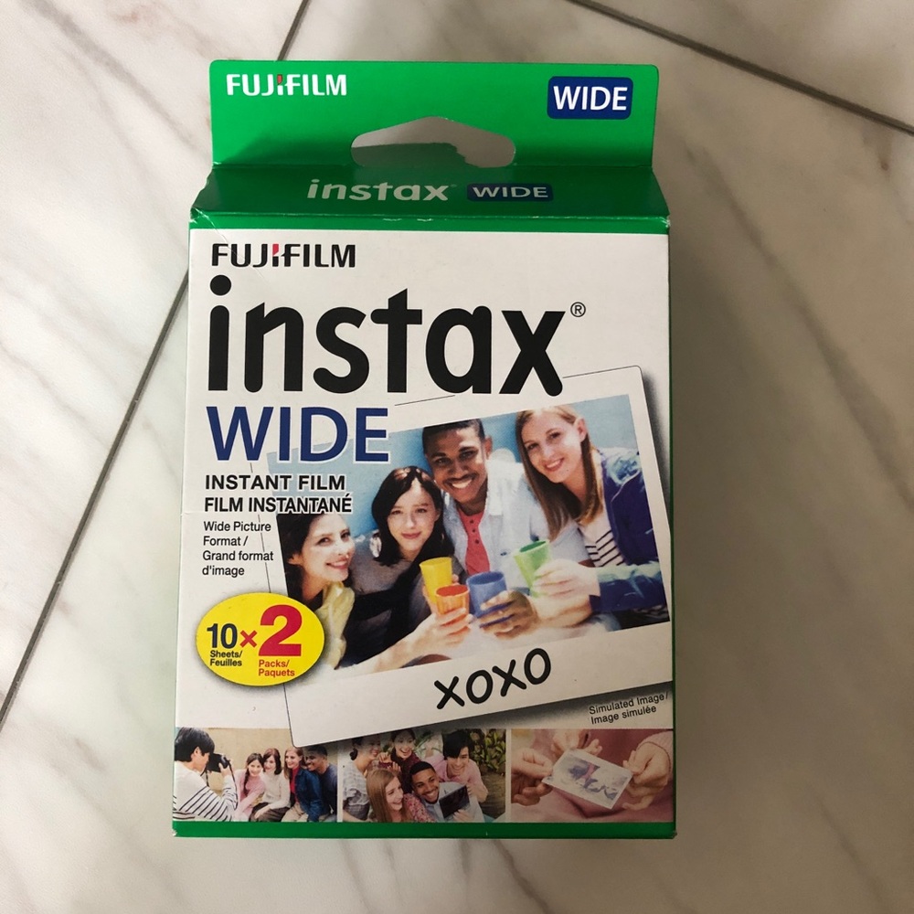 FujiFilm Instax Wide Film (new, just opened)